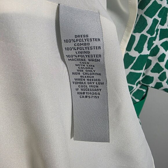 Eliza J Green & White Pocketed Dress, Size 18W‎ - Picture 7 of 9